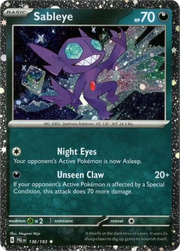 Pokemon sableye - pokemon, (cosmos