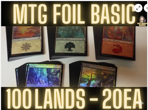 Mtg foil basic - mtg, mixed