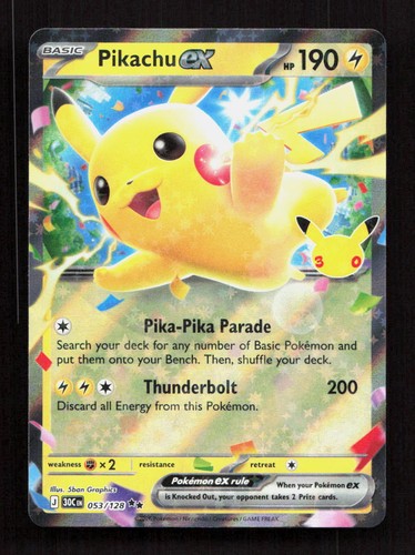 Pikachu holo 053 - holo, 053/128