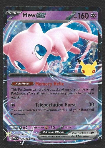 Pokemon 30th celebration mew - 30th,