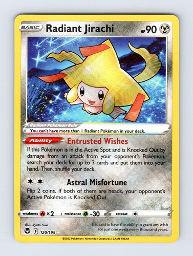 Radiant jirachi 120 195 - jirachi, 120/195