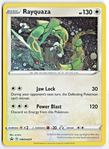 Pokémon tcg rayquaza swsh029 - pokémon,