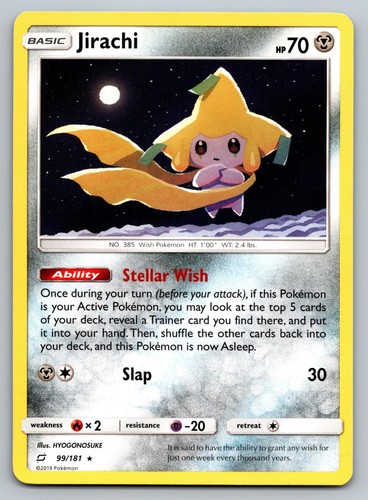 Jirachi 181 rare - jirachi, deck