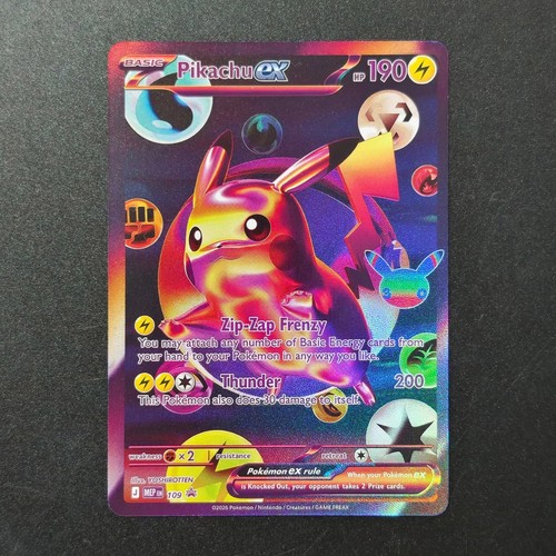 Pikachu 109 30th english - ex,