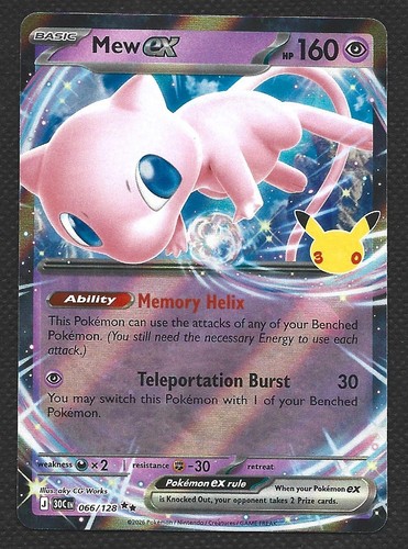 Pokemon 30th celebration mew - 30th,