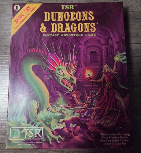 1981 tsr dungeons - &, dragons