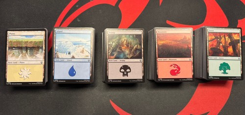500 mtg basic land cards - -, 100