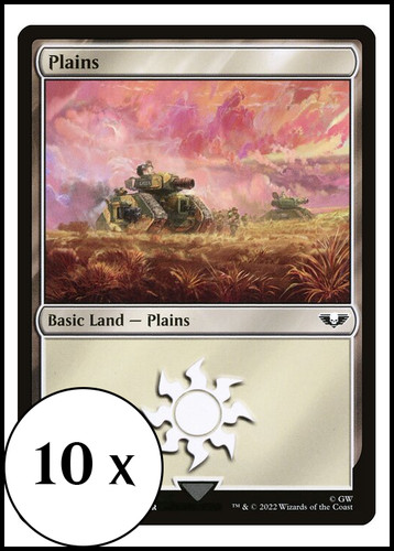 Mtg plains - mtg, x