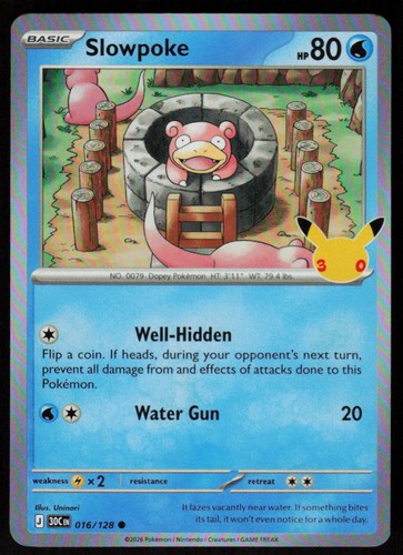 Slowpoke 016 128 common - slowpoke, 016/128