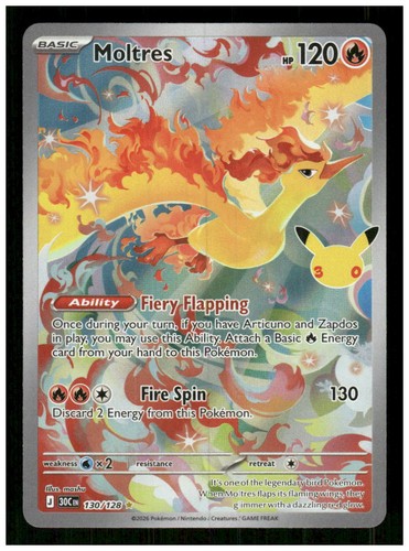 Moltres 130 128 - 130/128, illustration