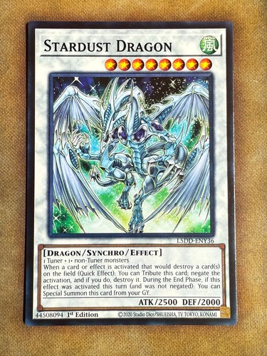 Yugioh stardust dragon - yugioh,